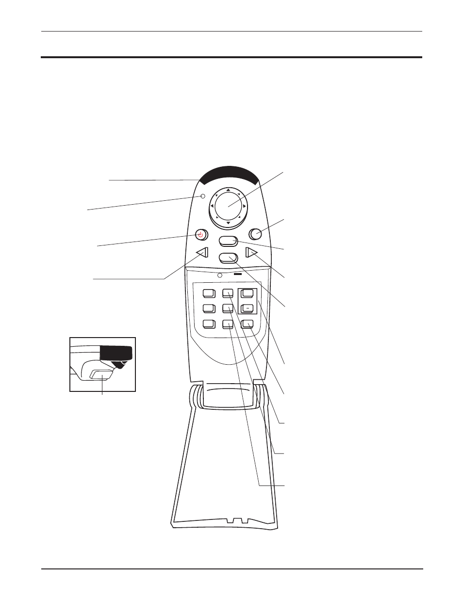 Remote control unit, Features, Forward keypad rear keypad | Texas Instruments 8200IC User Manual | Page 17 / 52