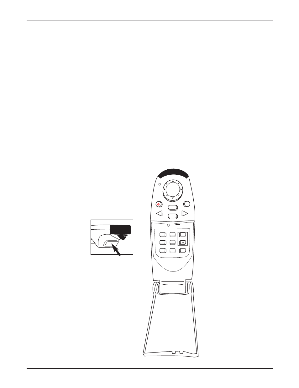 Remote control unit, Rear keypad | Texas Instruments 8200IC User Manual | Page 19 / 52