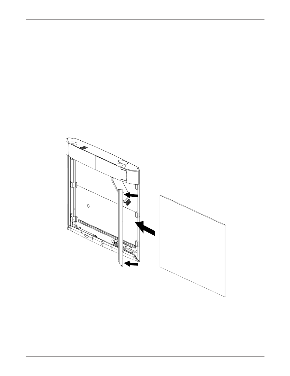 Replacing projection screen | Texas Instruments 8200IC User Manual | Page 38 / 52