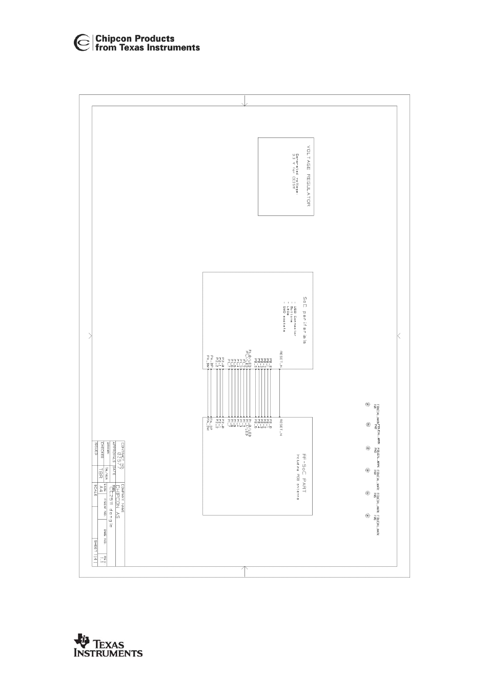 Cc2511 dongle schematics, Cc2511 dongle | Texas Instruments CC2511 User Manual | Page 20 / 24