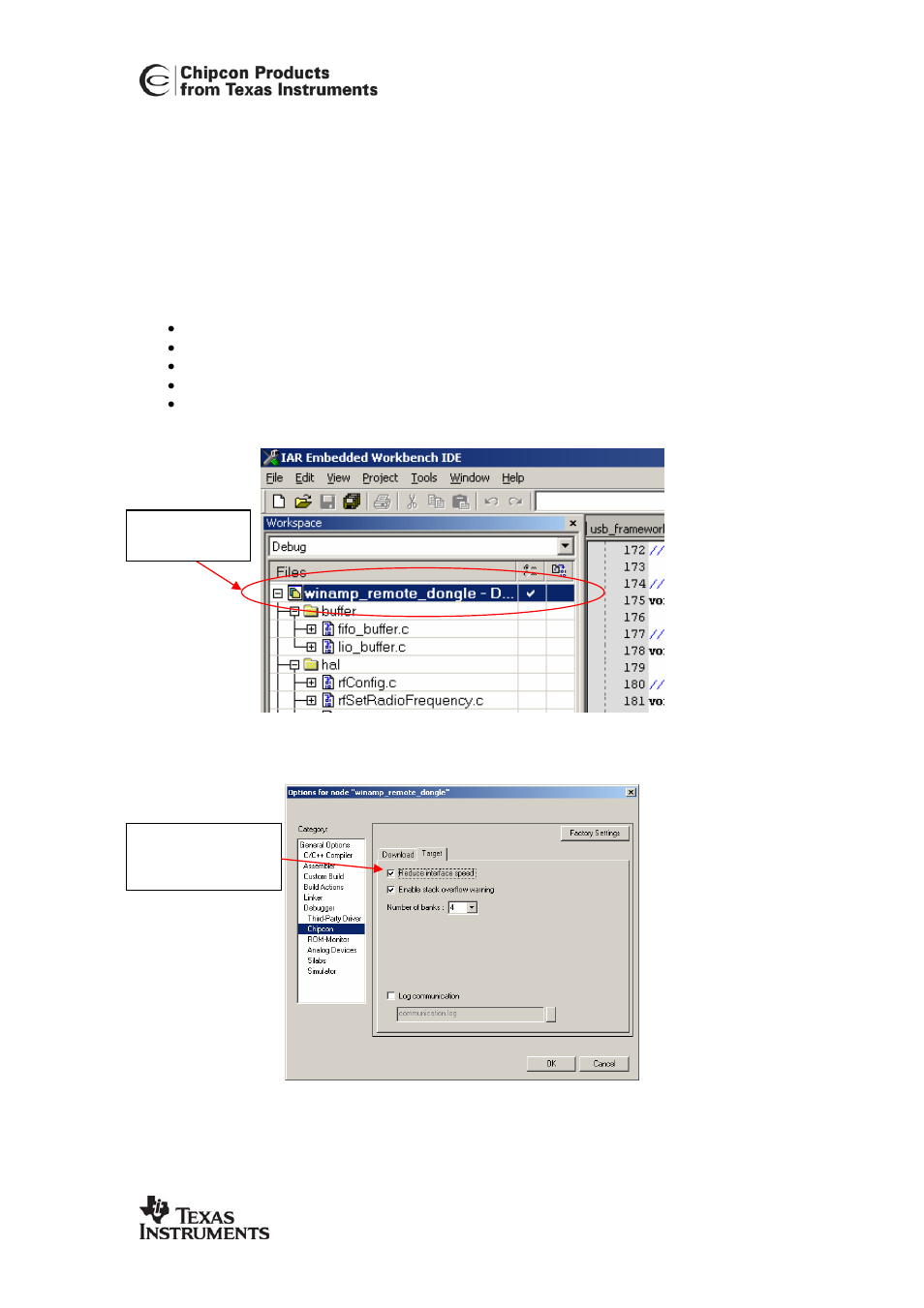 Known problems, Nown problems, Cc2511 dongle | Texas Instruments CC2511 User Manual | Page 8 / 24