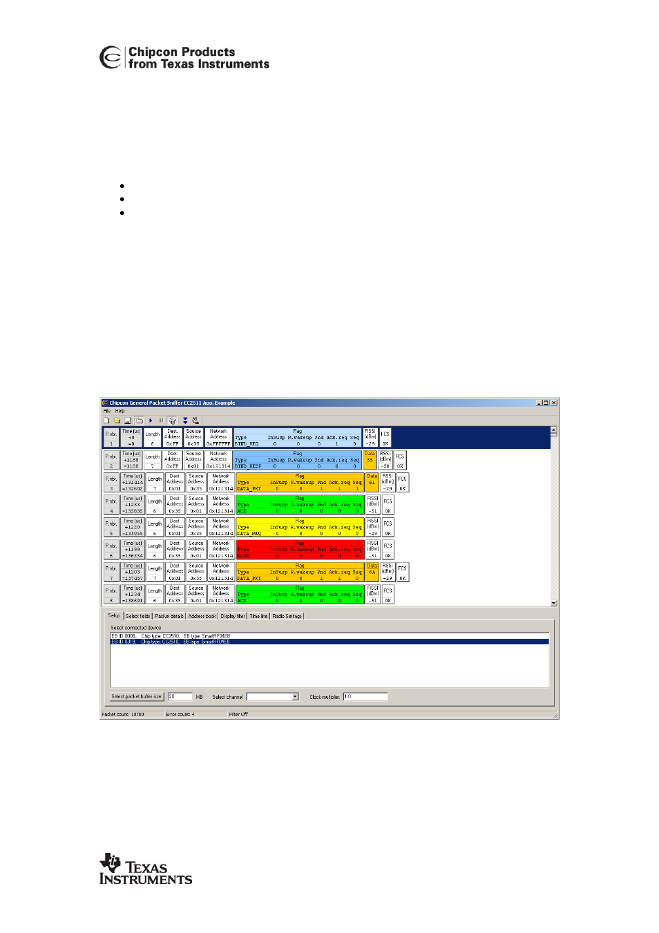 Cc2511 application examples, Cc2511 dongle | Texas Instruments CC2511 User Manual | Page 9 / 24