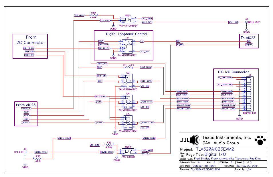 Texas Instruments TLV320DAC23 User Manual | Page 46 / 47