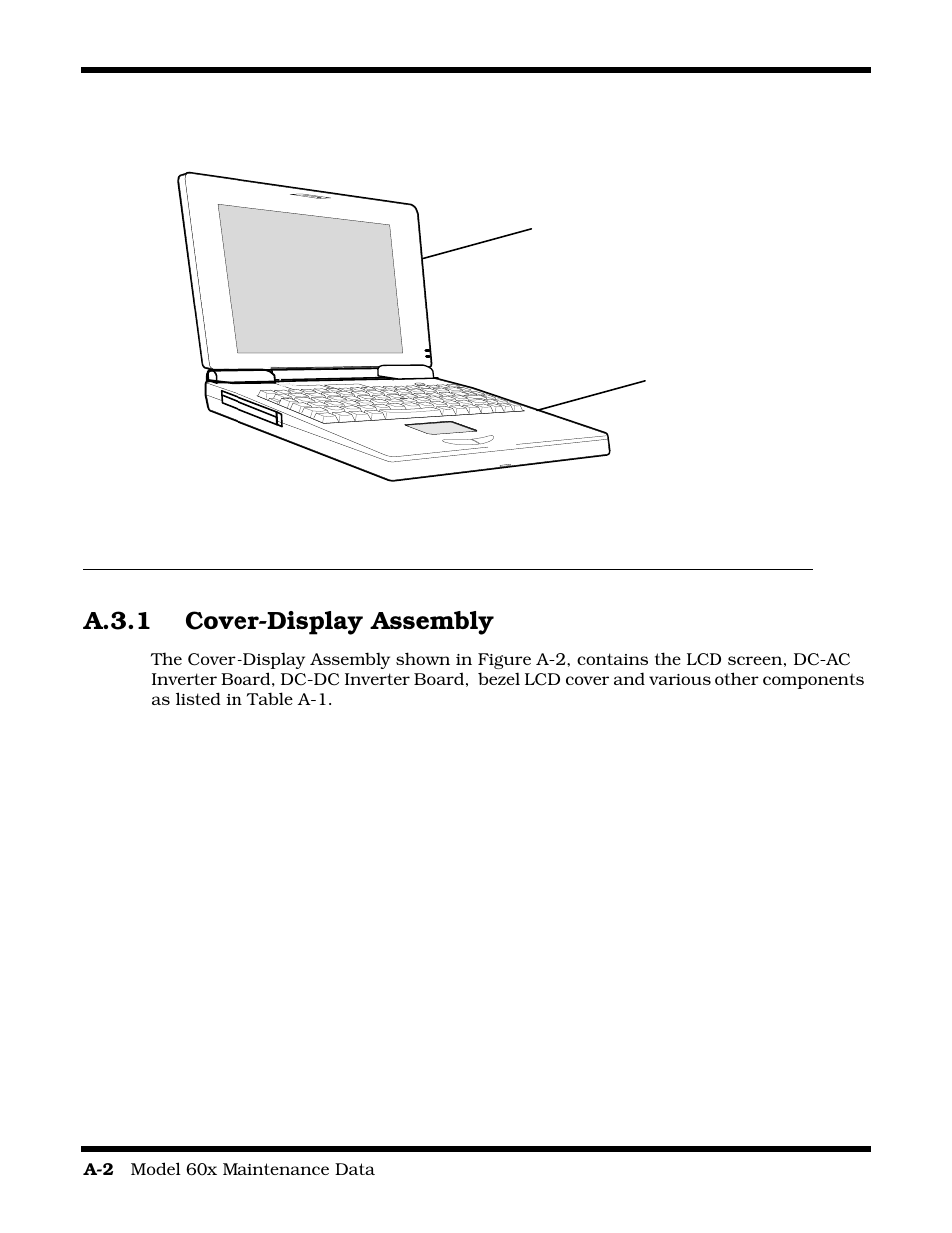 Cover-display assembly, A.3.1 cover-display assembly | Texas Instruments 60X User Manual | Page 120 / 212