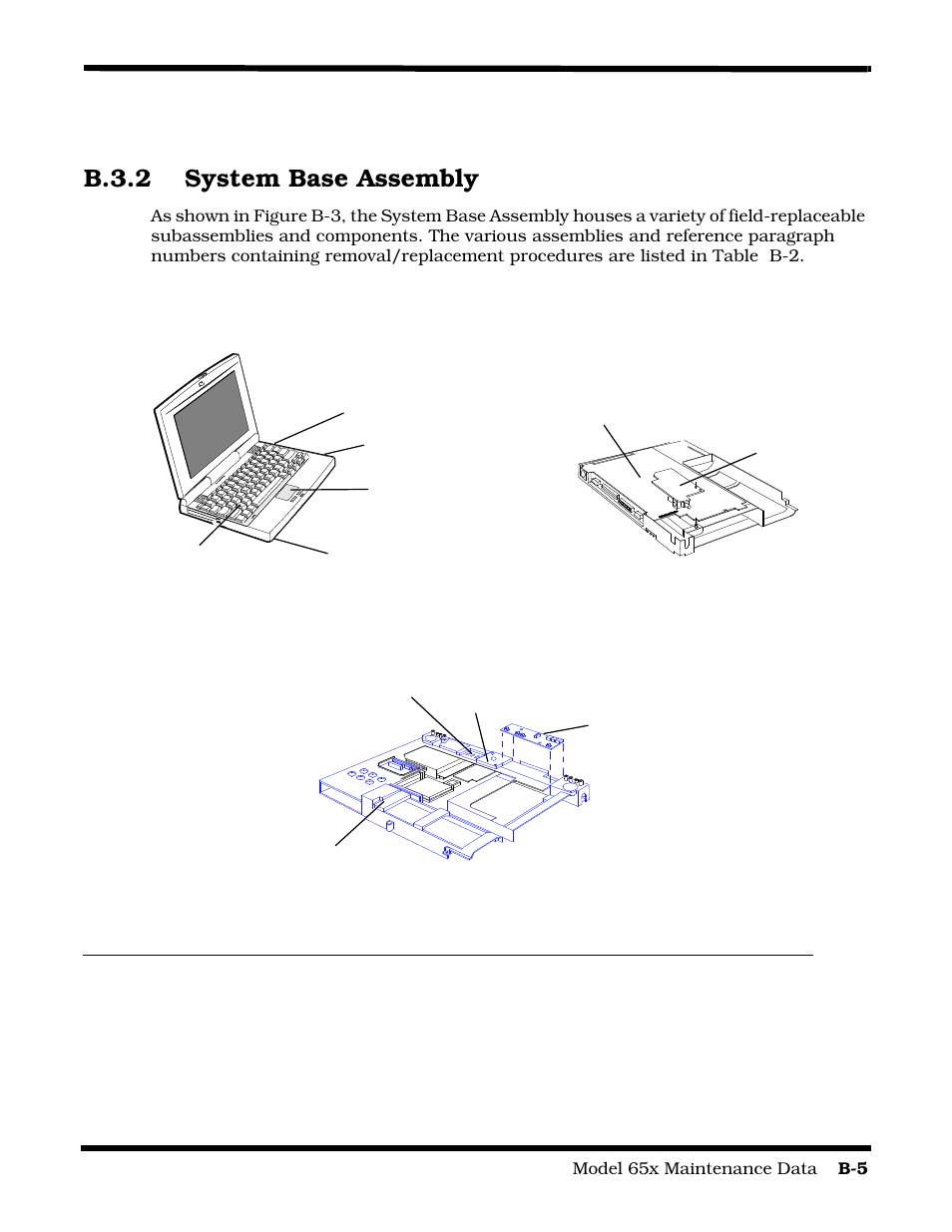 System base assembly, B.3.2 system base assembly | Texas Instruments 60X User Manual | Page 163 / 212