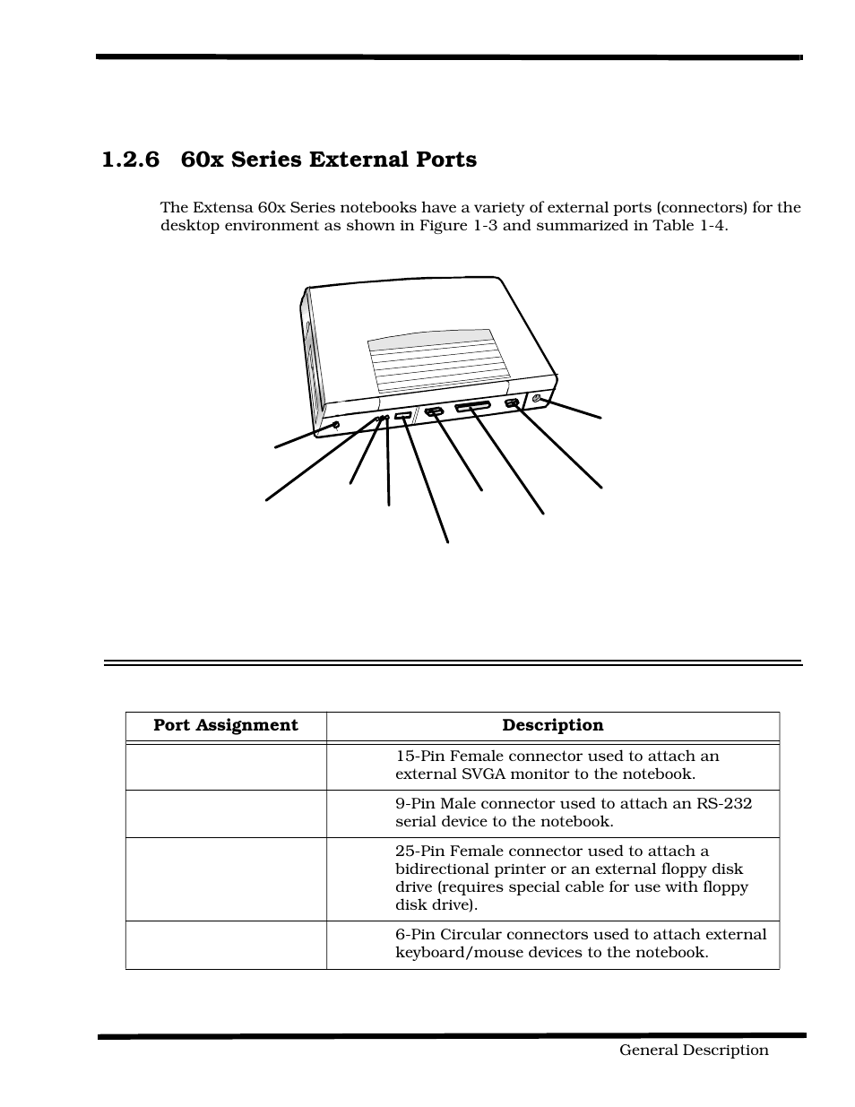 60x series external ports, 6 60x series external ports | Texas Instruments 60X User Manual | Page 17 / 212