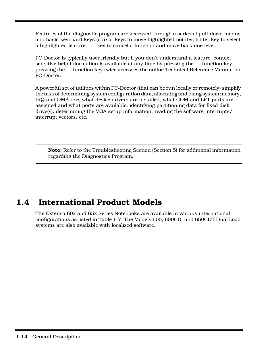 International product models, 4 international product models | Texas Instruments 60X User Manual | Page 22 / 212