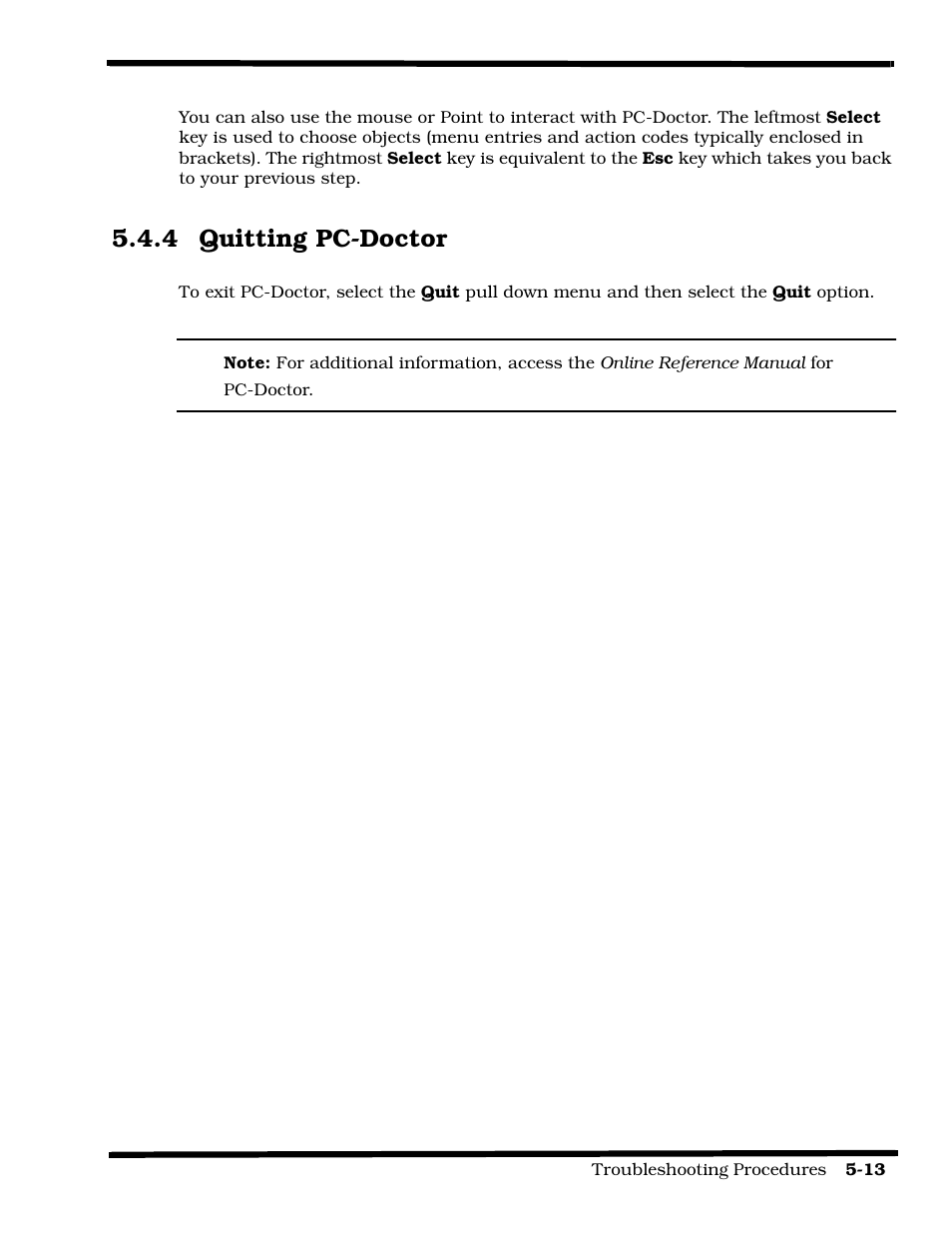 Quitting pc-doctor, 4 quitting pc-doctor | Texas Instruments 60X User Manual | Page 83 / 212