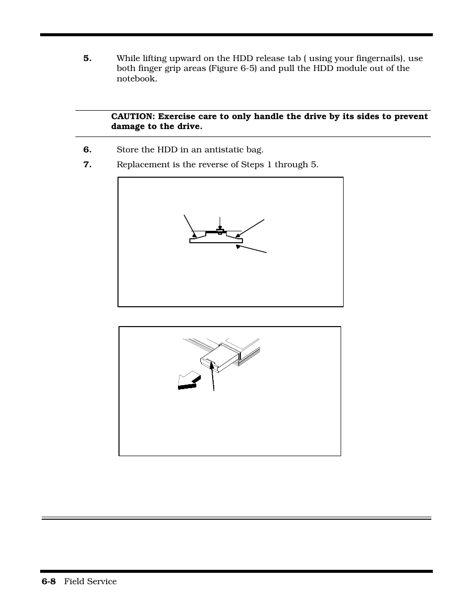 Reference view, Removing the hdd | Texas Instruments 60X User Manual | Page 92 / 212