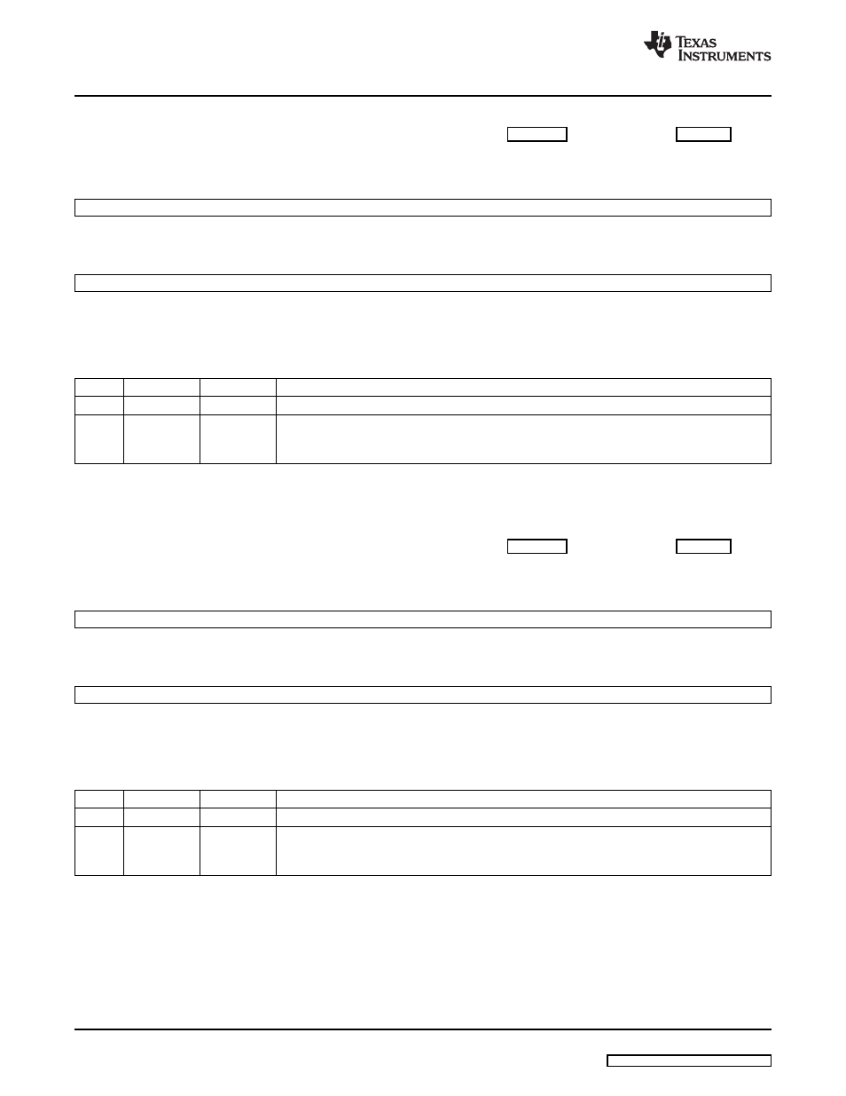 27 receive buffer count 1 register (rbufcnt1), 28 receive buffer count 2 register (rbufcnt2), Rbufcnt1) | Rbufcnt2), Descriptions, Section 4.27, Section 4.28 | Texas Instruments TMS320DM357 User Manual | Page 100 / 144