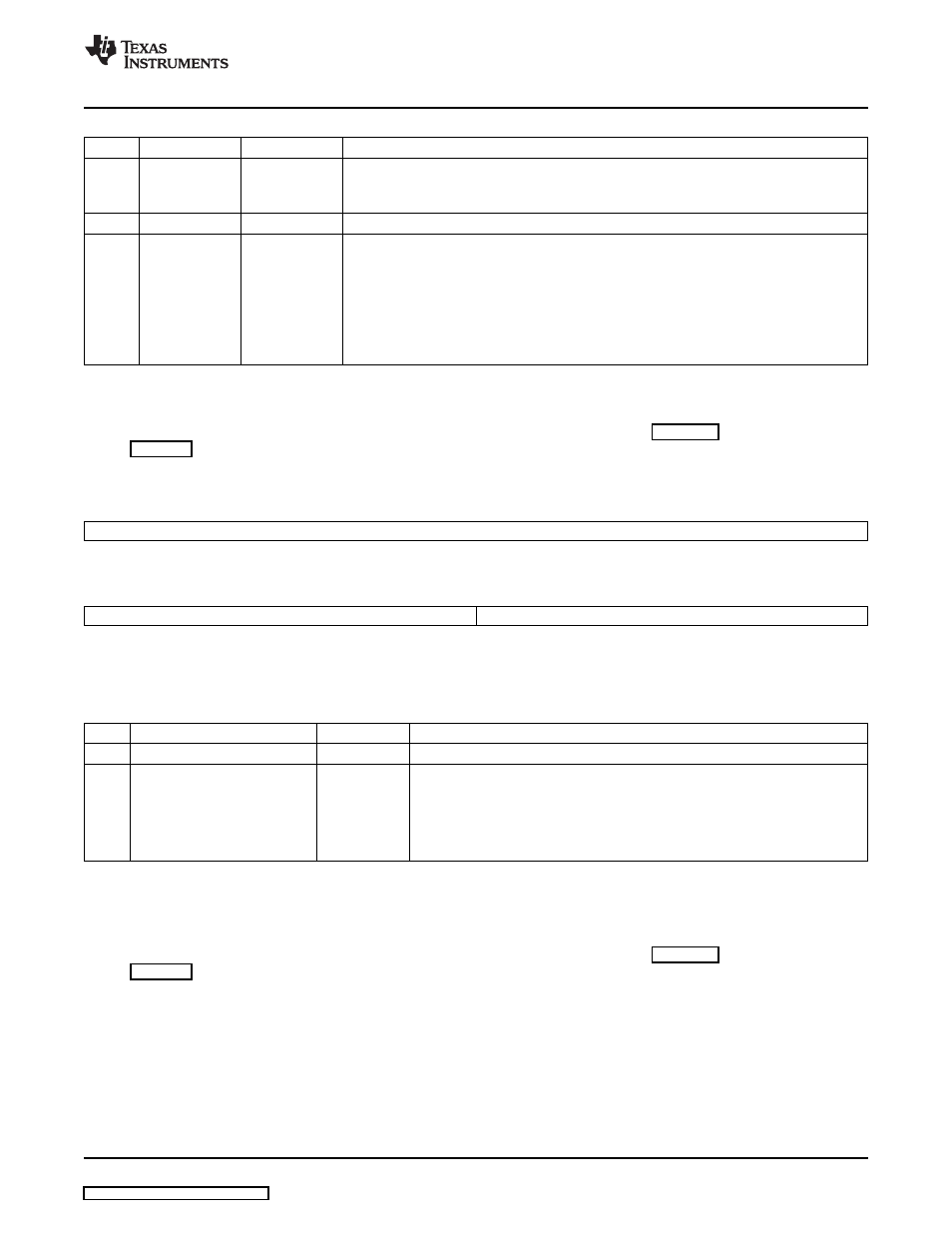 37 receive cppi dma state word 0 (rcppidmastatew0), 38 receive cppi dma state word 1 (rcppidmastatew1), Rcppidmastatew0) | Rcppidmastatew1), Descriptions, Section 4.37, Section 4.38, Table 52 | Texas Instruments TMS320DM357 User Manual | Page 105 / 144