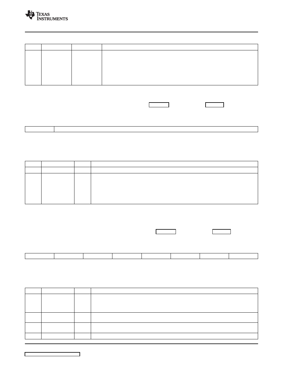 45 function address register (faddr), 46 power management register (power), Faddr) | Power), Descriptions, Section 4.45, Section 4.46 | Texas Instruments TMS320DM357 User Manual | Page 111 / 144
