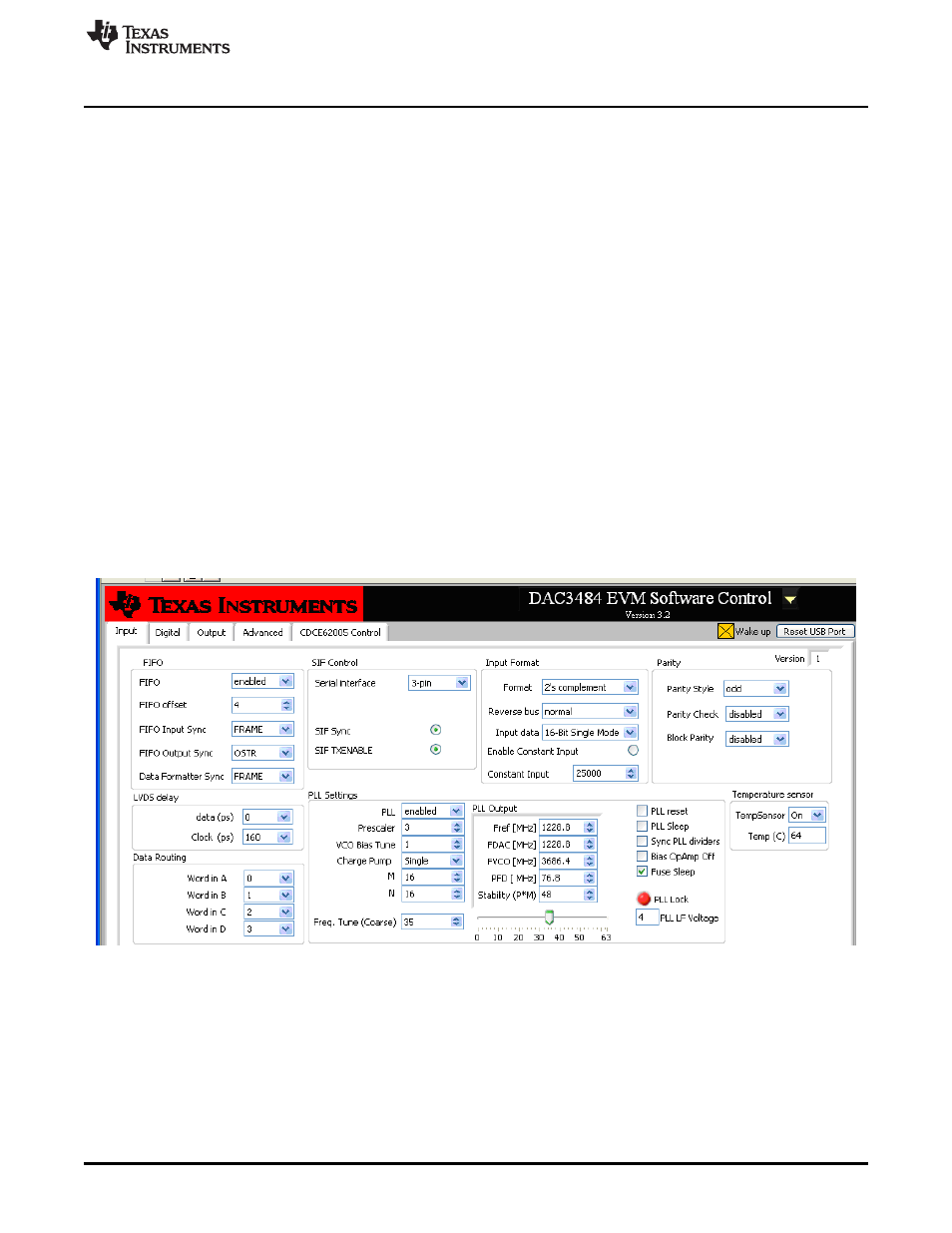 2 software control, 1 installation instructions, 2 software operation | 1 input control options | Texas Instruments DAC3482 User Manual | Page 3 / 19