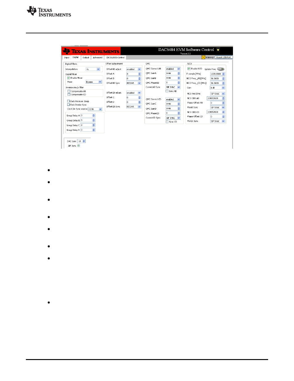2 digital block options | Texas Instruments DAC3482 User Manual | Page 5 / 19