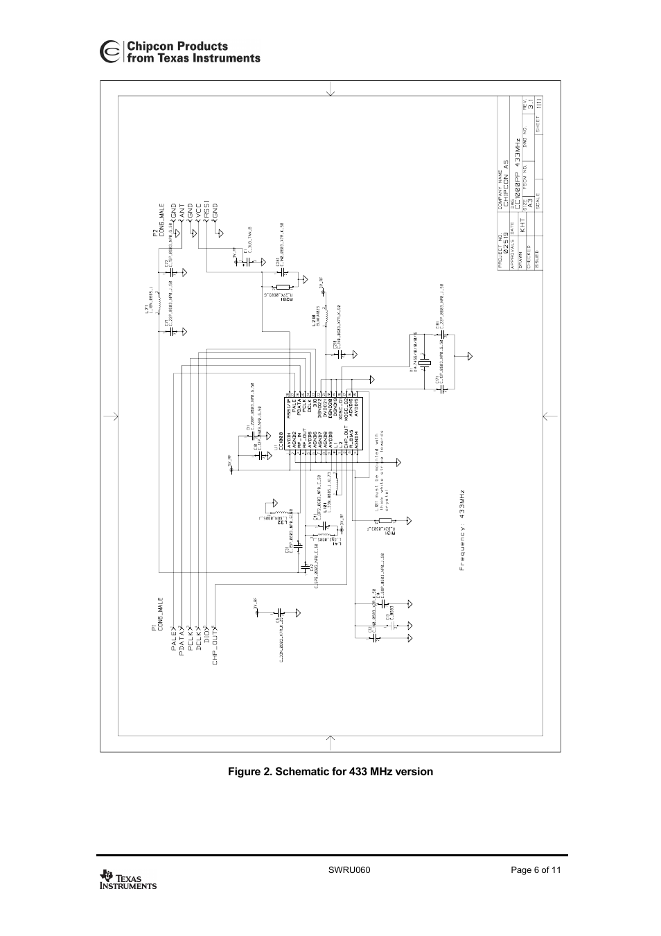 Texas Instruments CC1000PP User Manual | Page 6 / 11