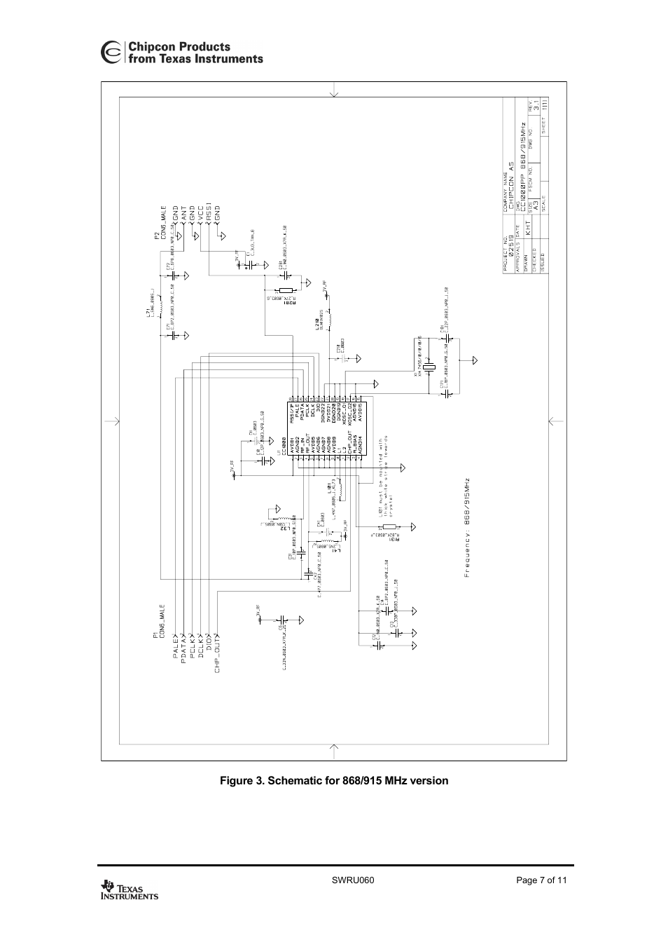 Texas Instruments CC1000PP User Manual | Page 7 / 11