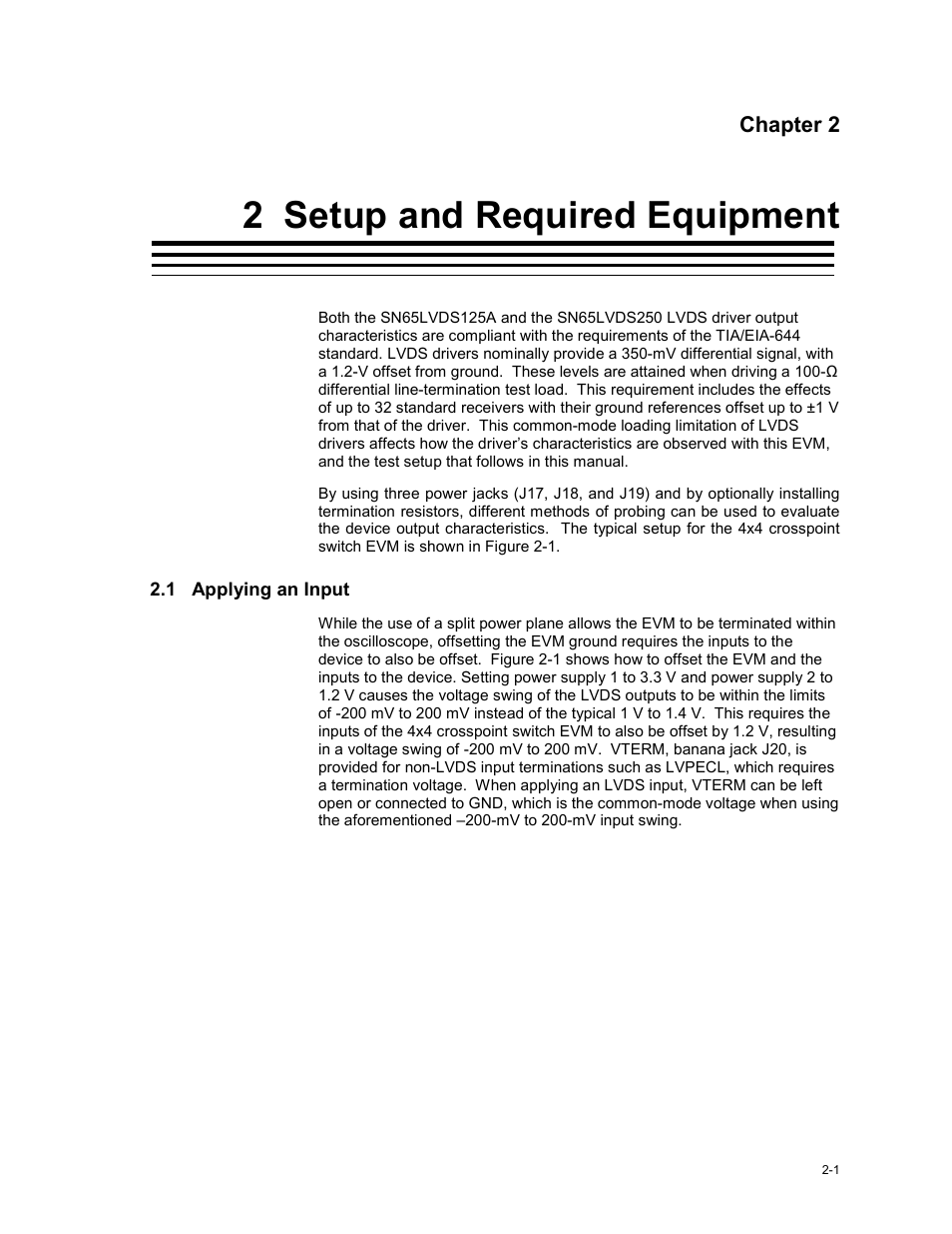 2 setup and required equipment | Texas Instruments HPL-D SLLU064A User Manual | Page 13 / 27