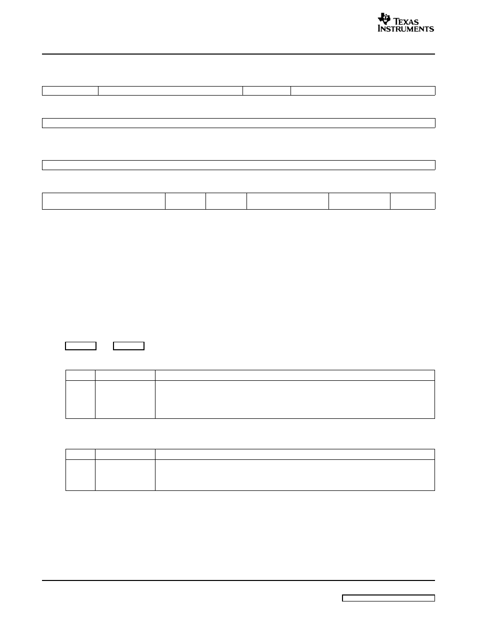 63ch), 6bch) | Texas Instruments TMS320TCI648x User Manual | Page 46 / 256