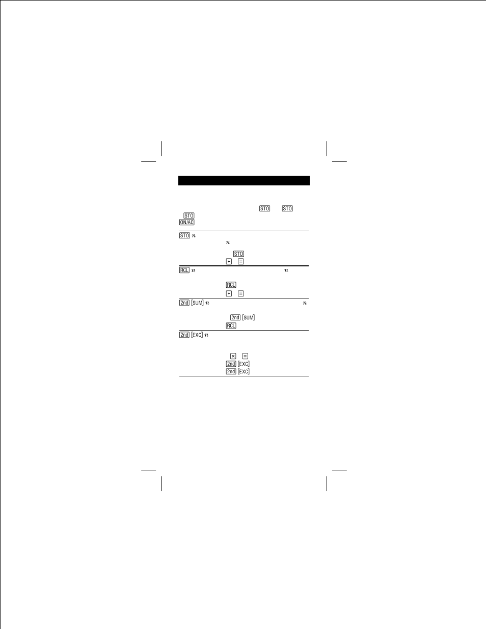 Memory | Texas Instruments TI-30Xa Solar User Manual | Page 15 / 22