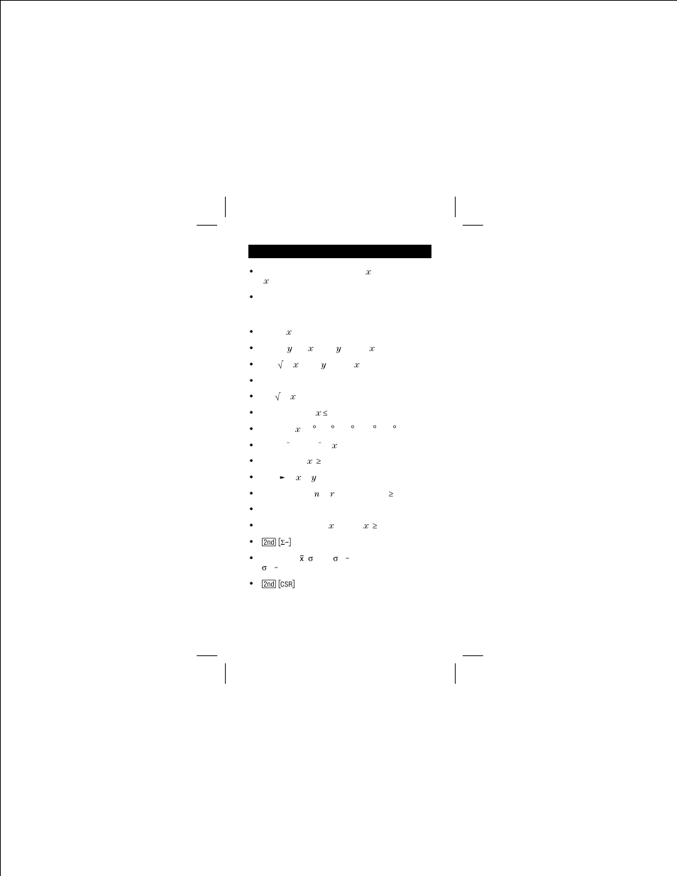 Error conditions | Texas Instruments TI-30Xa Solar User Manual | Page 19 / 22