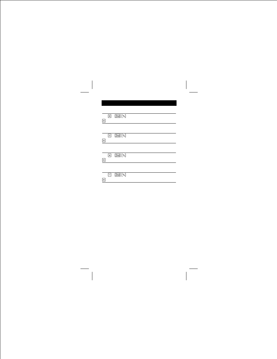 Percents | Texas Instruments TI-30Xa Solar User Manual | Page 5 / 22