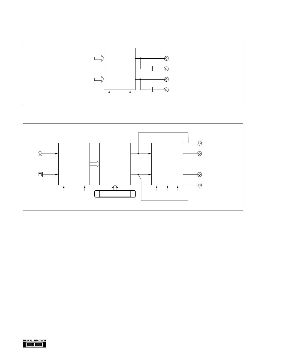 Block diagrams, Dem-pcm1717, Cont) | Texas Instruments DEM-PCM1717 User Manual | Page 2 / 16