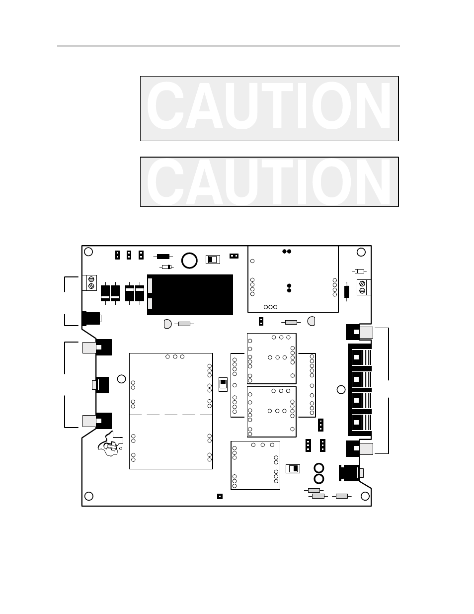 1 precautions, Details, Power input connector j1, j2, and/or v | Texas Instruments SLOU121 User Manual | Page 22 / 42