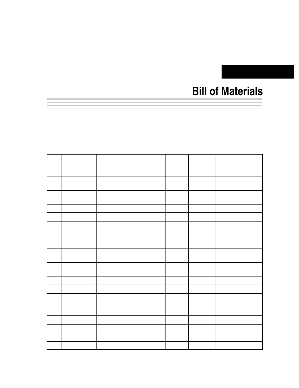 Bill of materials, Chapter 4 | Texas Instruments TUSB2136 User Manual | Page 18 / 20