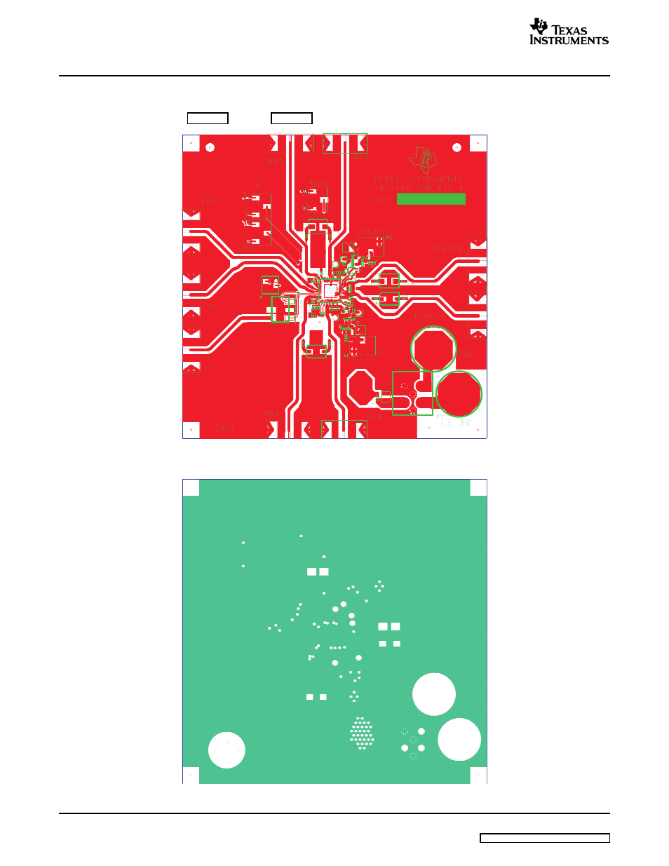 1 pcb layout | Texas Instruments Chipset TRF2436EVM User Manual | Page 4 / 11