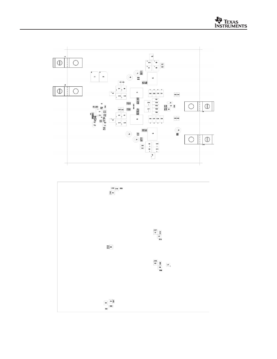 8evm assembly drawing and pcb layout | Texas Instruments TPS40090EVM-002 User Manual | Page 20 / 26