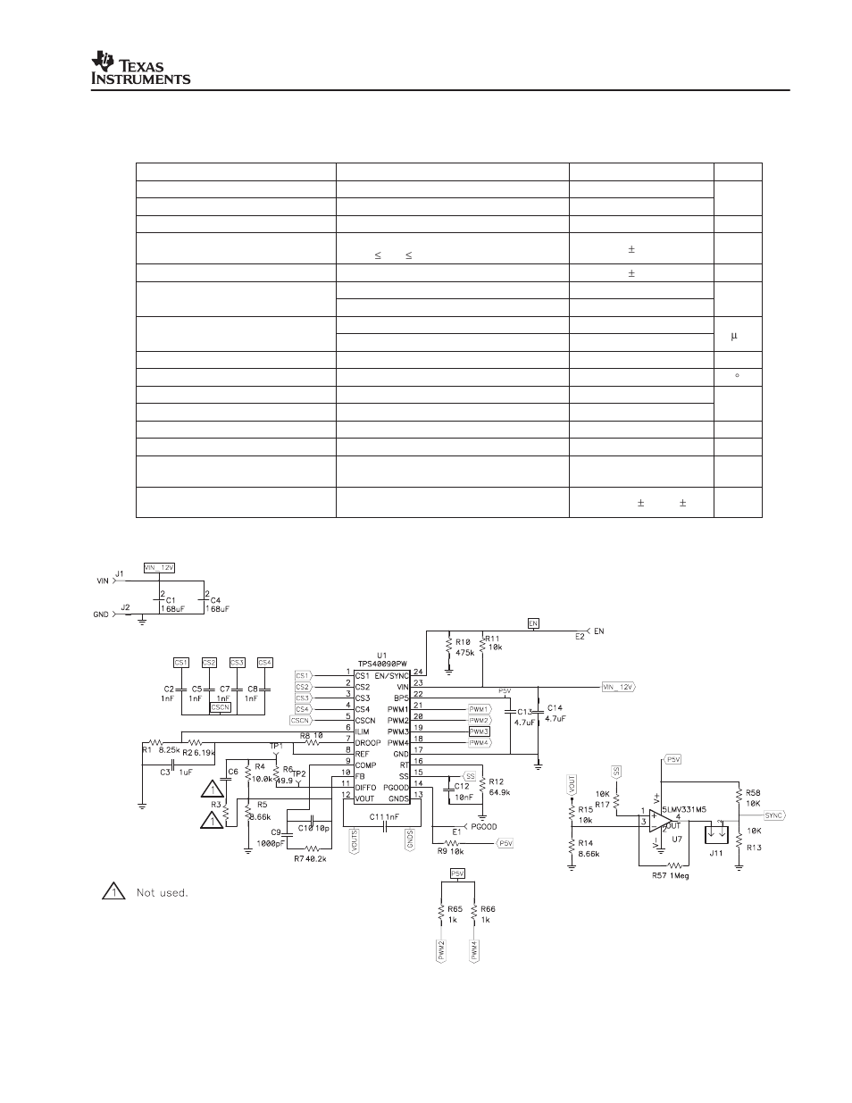 2features, 3schematic | Texas Instruments TPS40090EVM-002 User Manual | Page 5 / 26