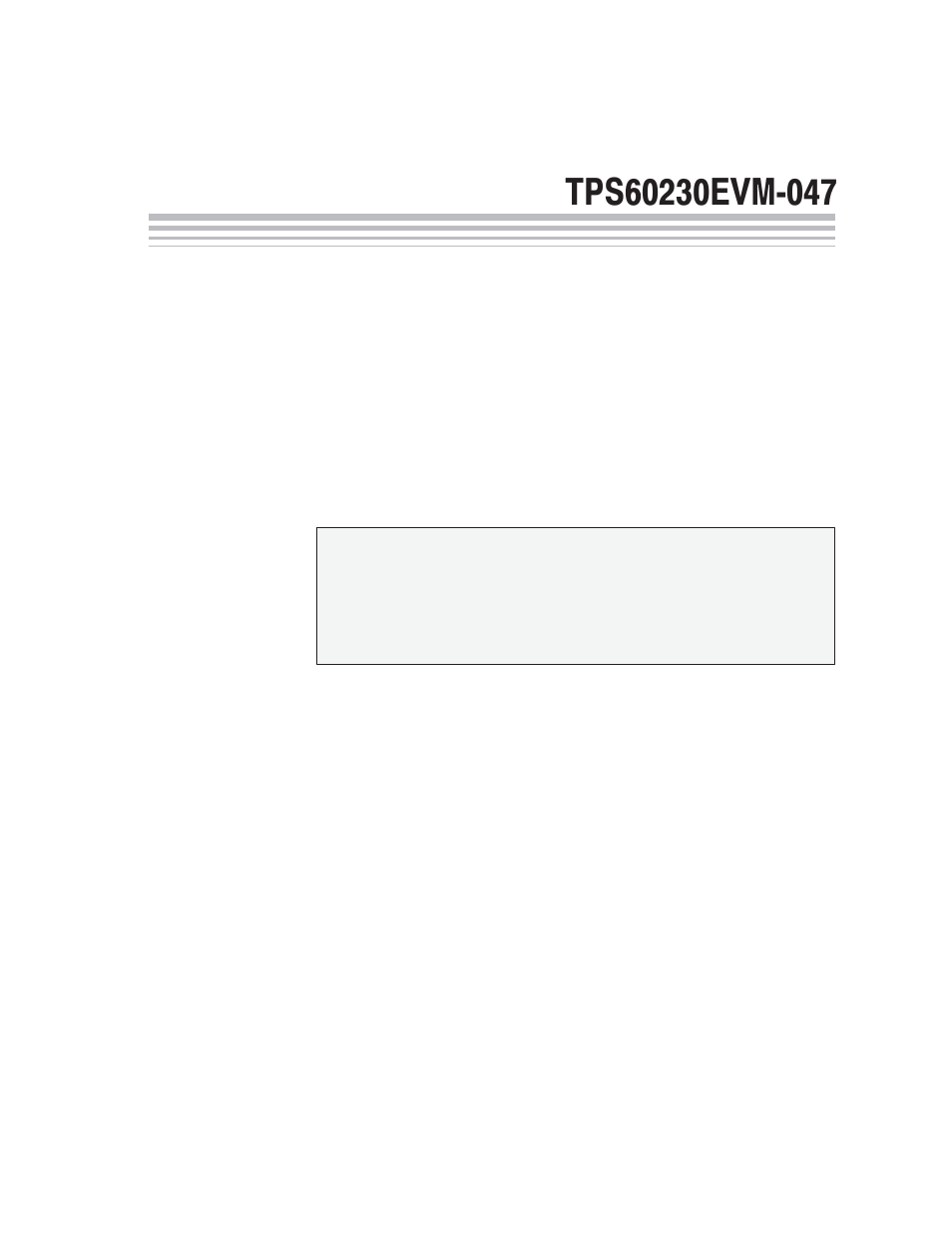 Texas Instruments TPS60230EVM-047 User Manual | Page 7 / 11