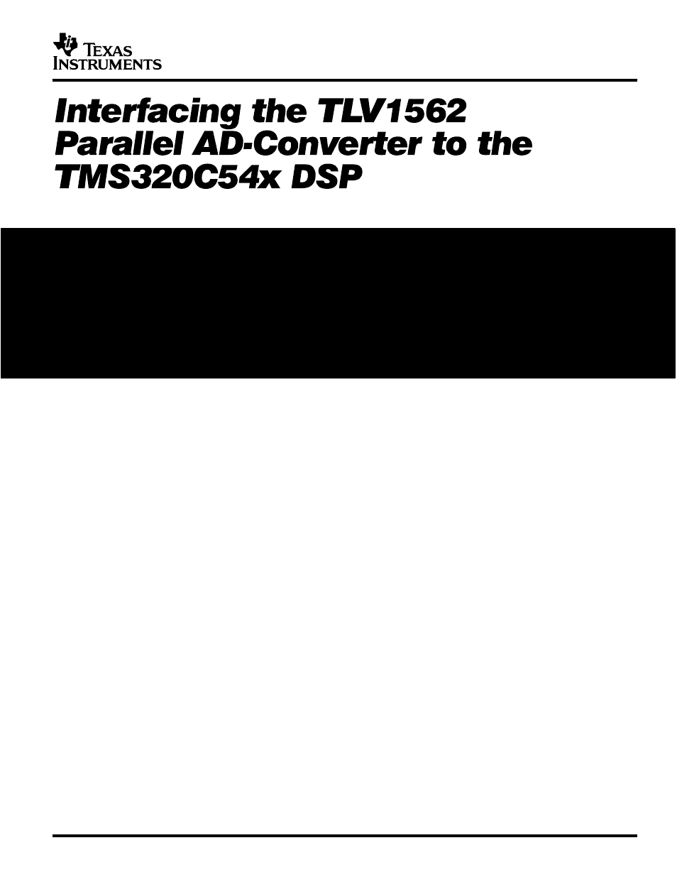 Texas Instruments TLV1562 User Manual | 99 pages