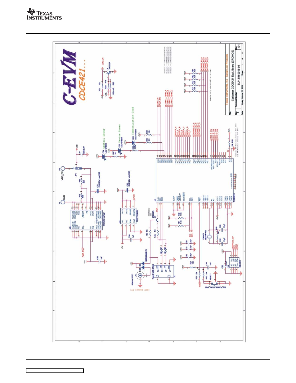 Schematic | Texas Instruments SCAU020 User Manual | Page 15 / 21