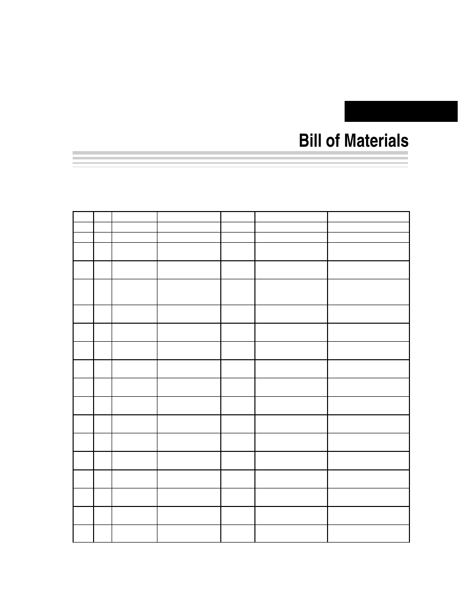 Bill of materials, Chapter 4, Table 4–1. evm bill of materials | Texas Instruments TPS2149 User Manual | Page 17 / 20