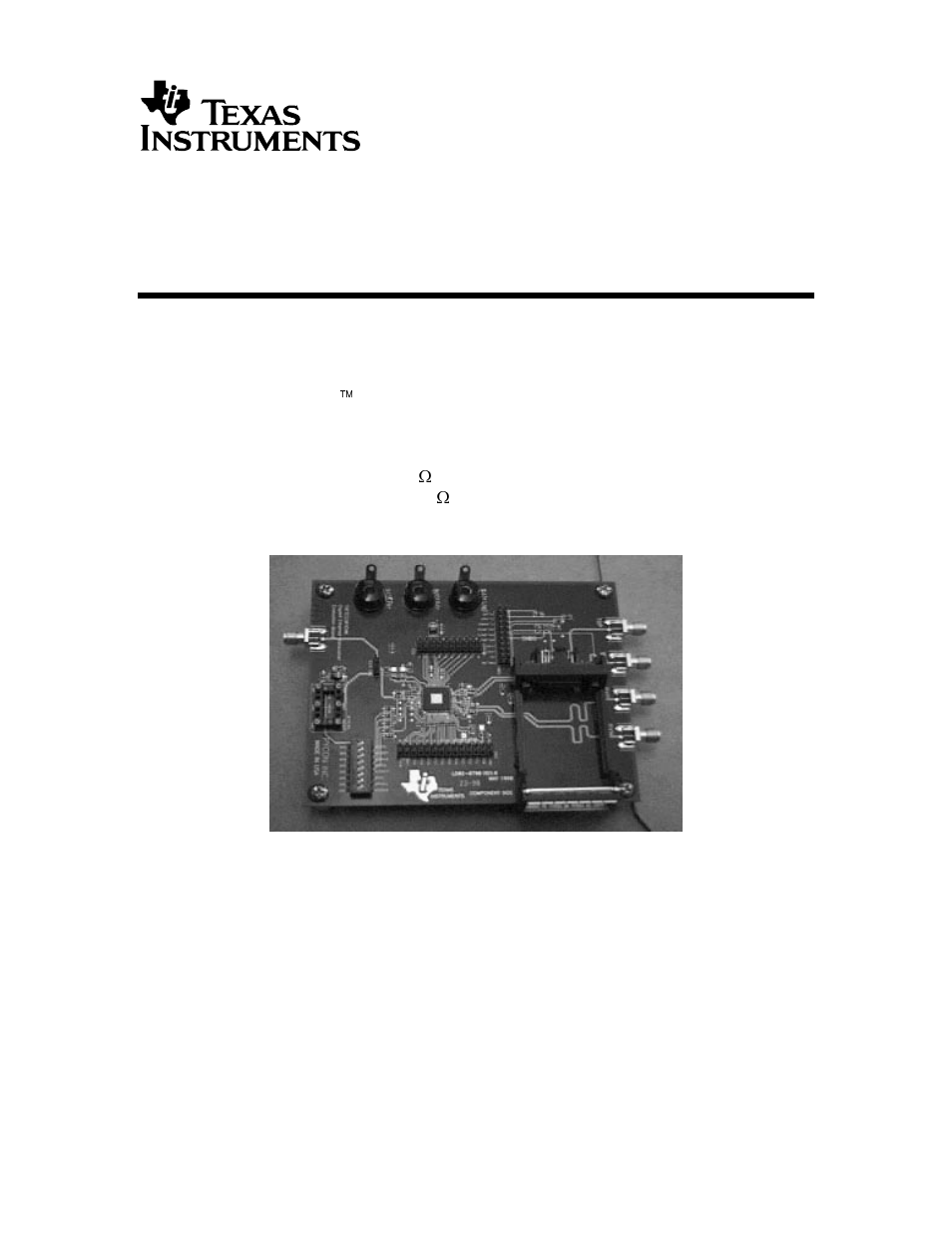 Texas Instruments TNETE2201 User Manual | 14 pages