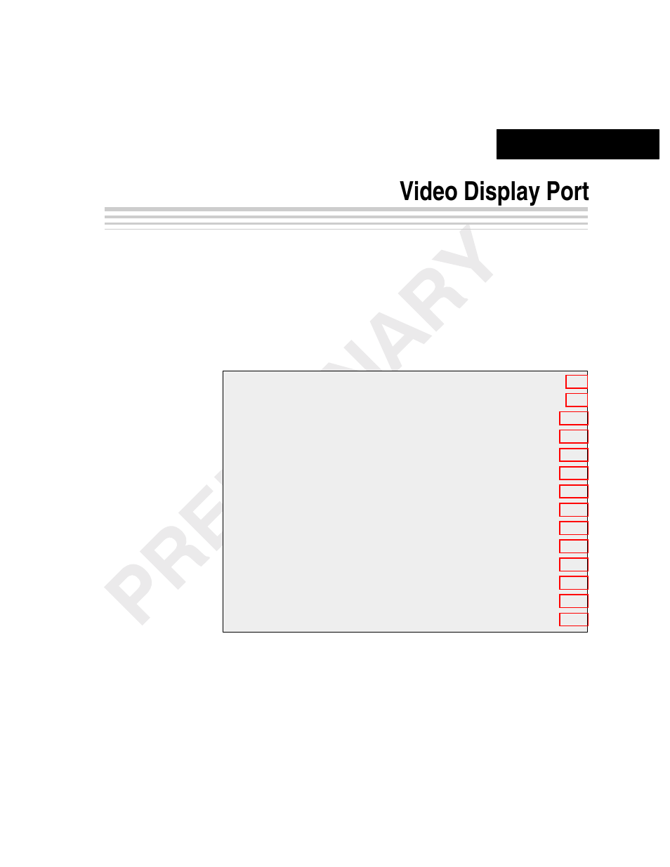 Chapter 4: video display port, Video display port, Chapter 4 | Texas Instruments TMS320C64x DSP User Manual | Page 146 / 306