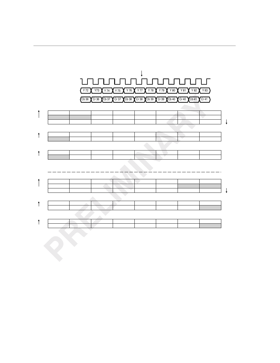 Figure 4–32. display line boundary example | Texas Instruments TMS320C64x DSP User Manual | Page 179 / 306