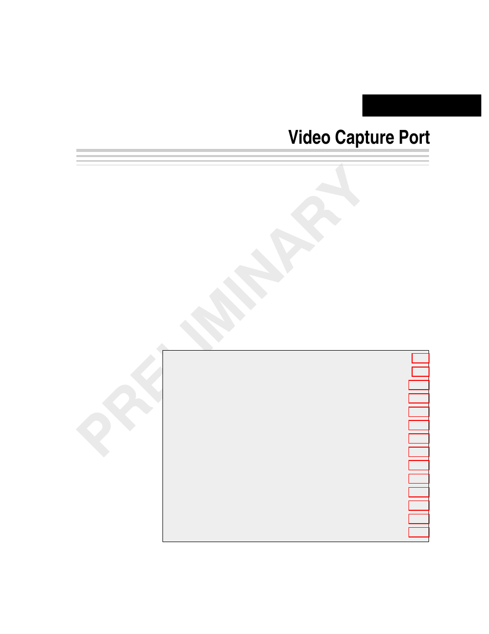 Chapter 3: video capture port, Video capture port, Chapter 3 | Texas Instruments TMS320C64x DSP User Manual | Page 63 / 306