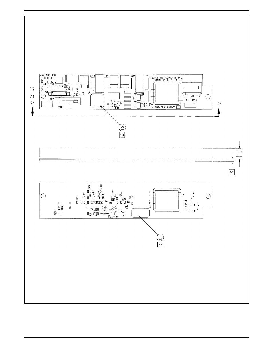 Inverter board, p/n 9786134-0001 | Texas Instruments 5000 User Manual | Page 180 / 286
