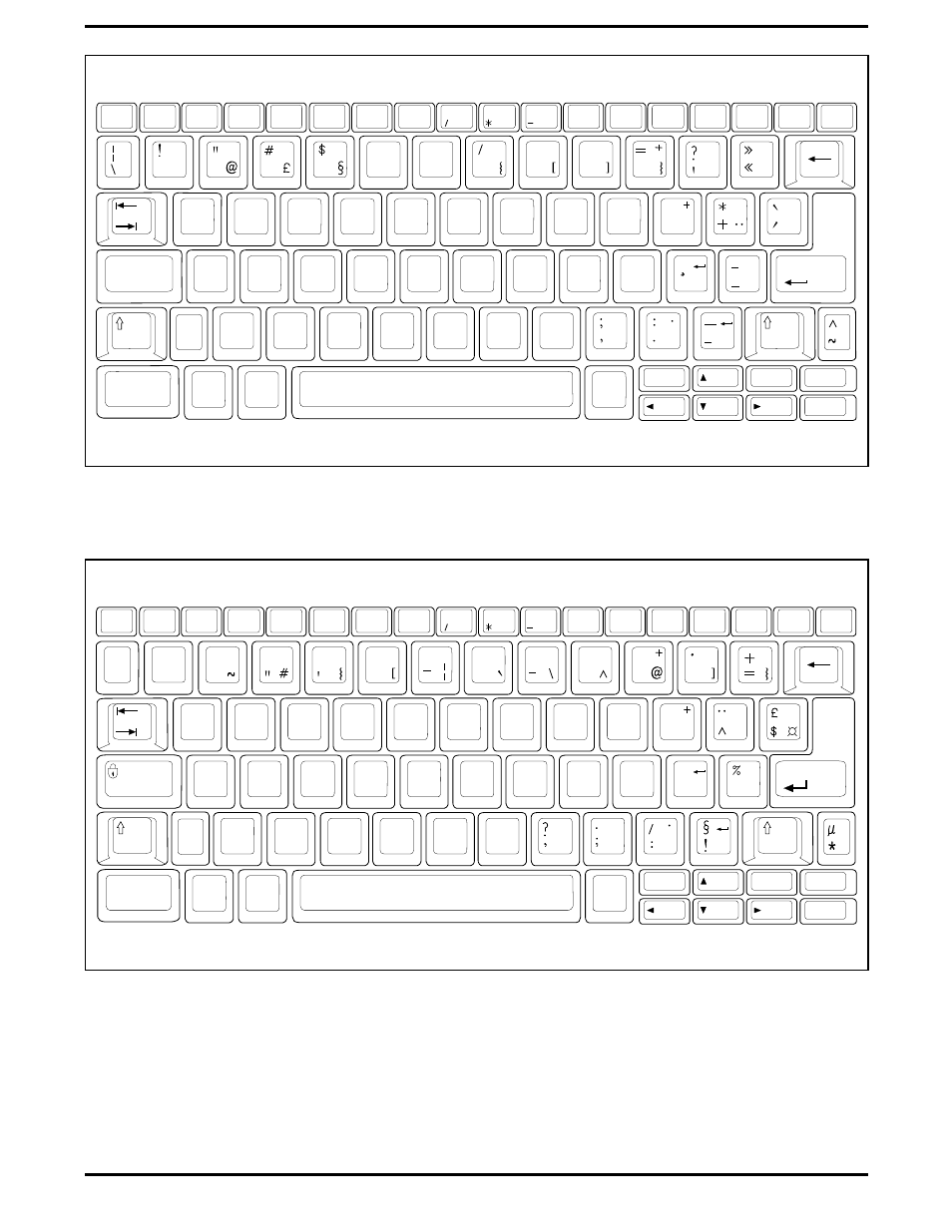 Figure b-11 portugesekeyboard layout, Figure b-12 belgium keyboard layout, B-6 keyboard layouts | Texas Instruments 5000 User Manual | Page 248 / 286