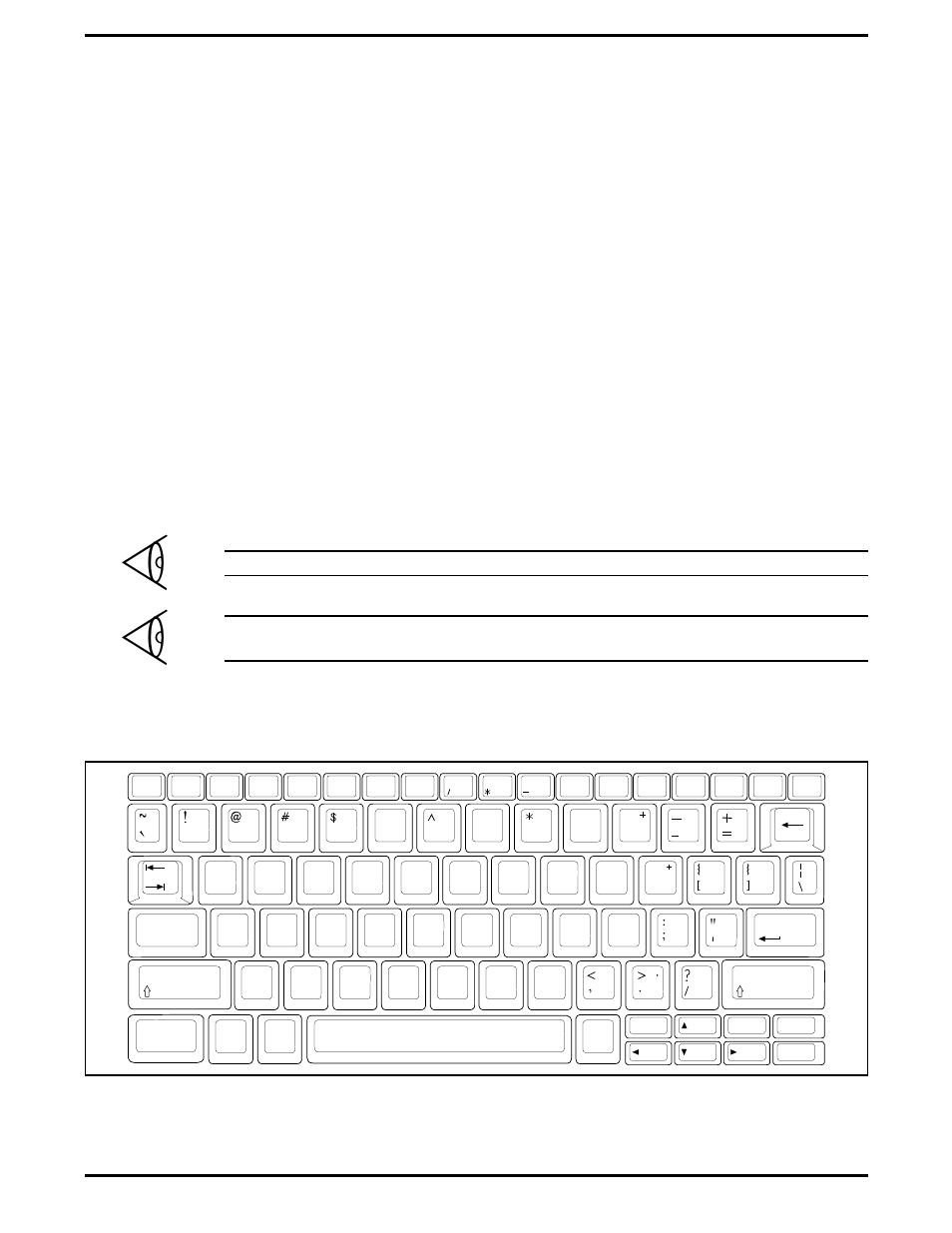 Keyboard layout -35, Figure 1-18 keyboard layout, Integrated numeric keypad | Inverted t" cursor control key layout, General description 1-35 | Texas Instruments 5000 User Manual | Page 52 / 286