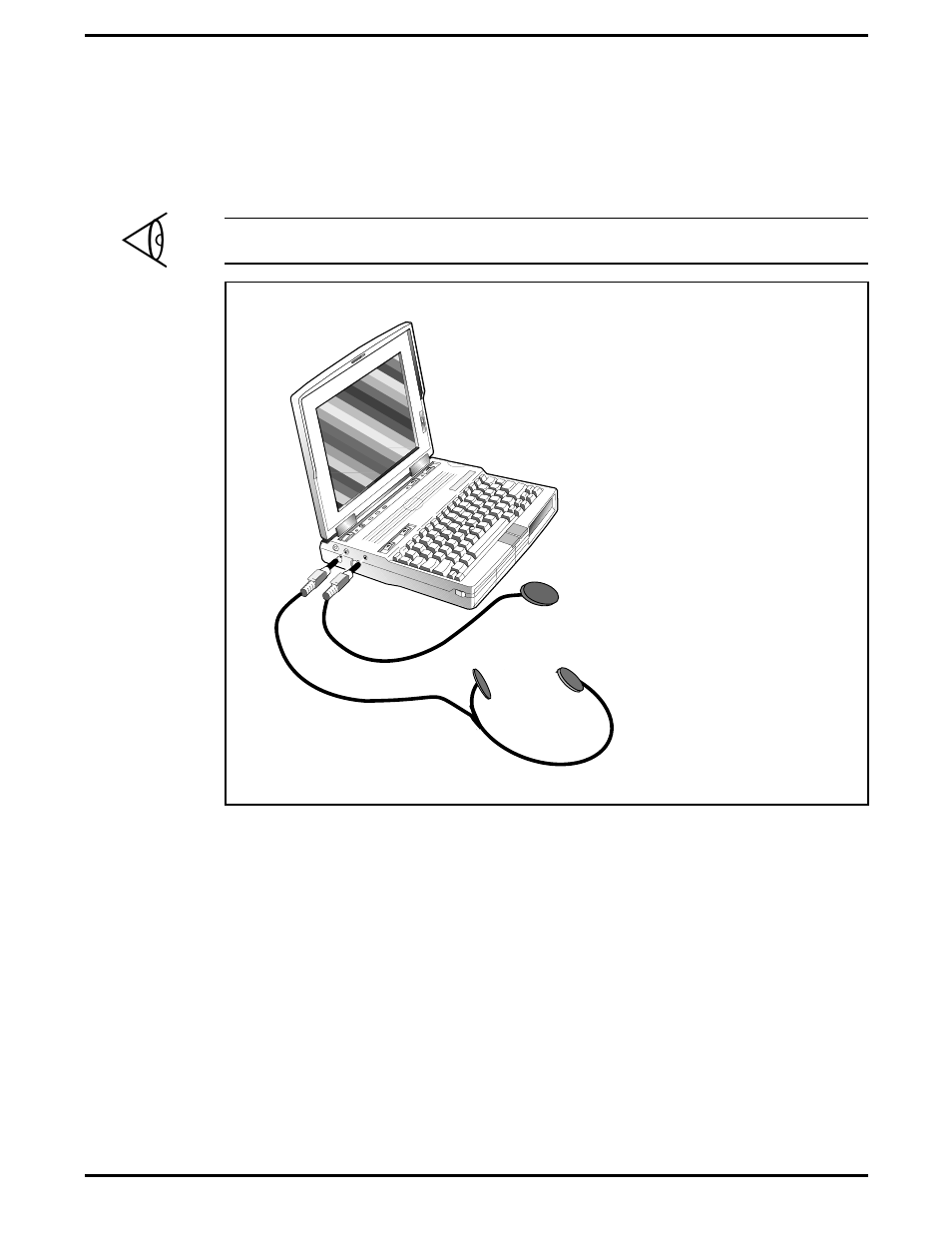 Installing external mic and headphone kit, Option, Installing the external microphone and | Texas Instruments 5000 User Manual | Page 68 / 286