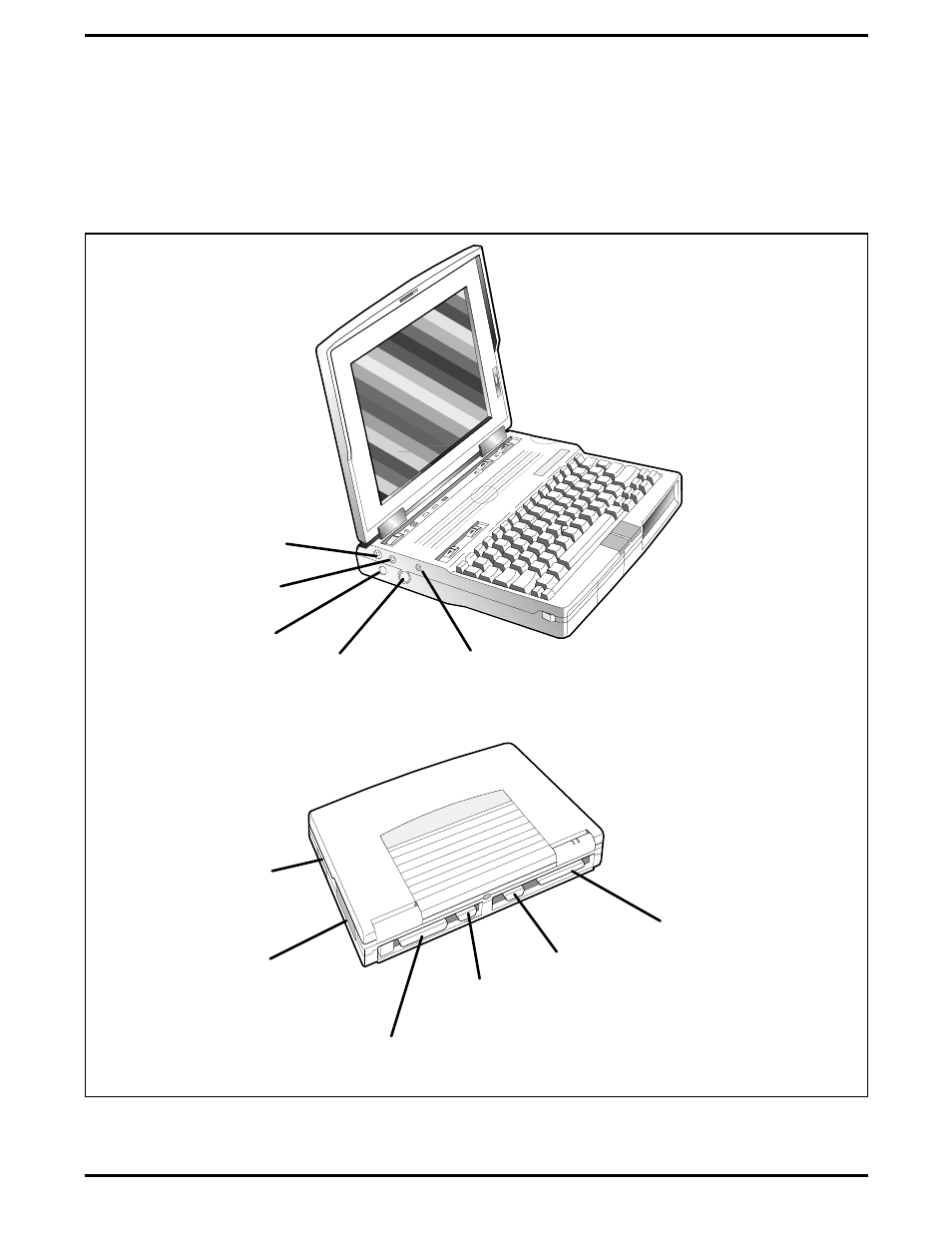 Installing desktop devices, Notebook computer external ports, Installing desktop devices (paragraph 2.6) | 6 installing desktop devices | Texas Instruments 5000 User Manual | Page 72 / 286