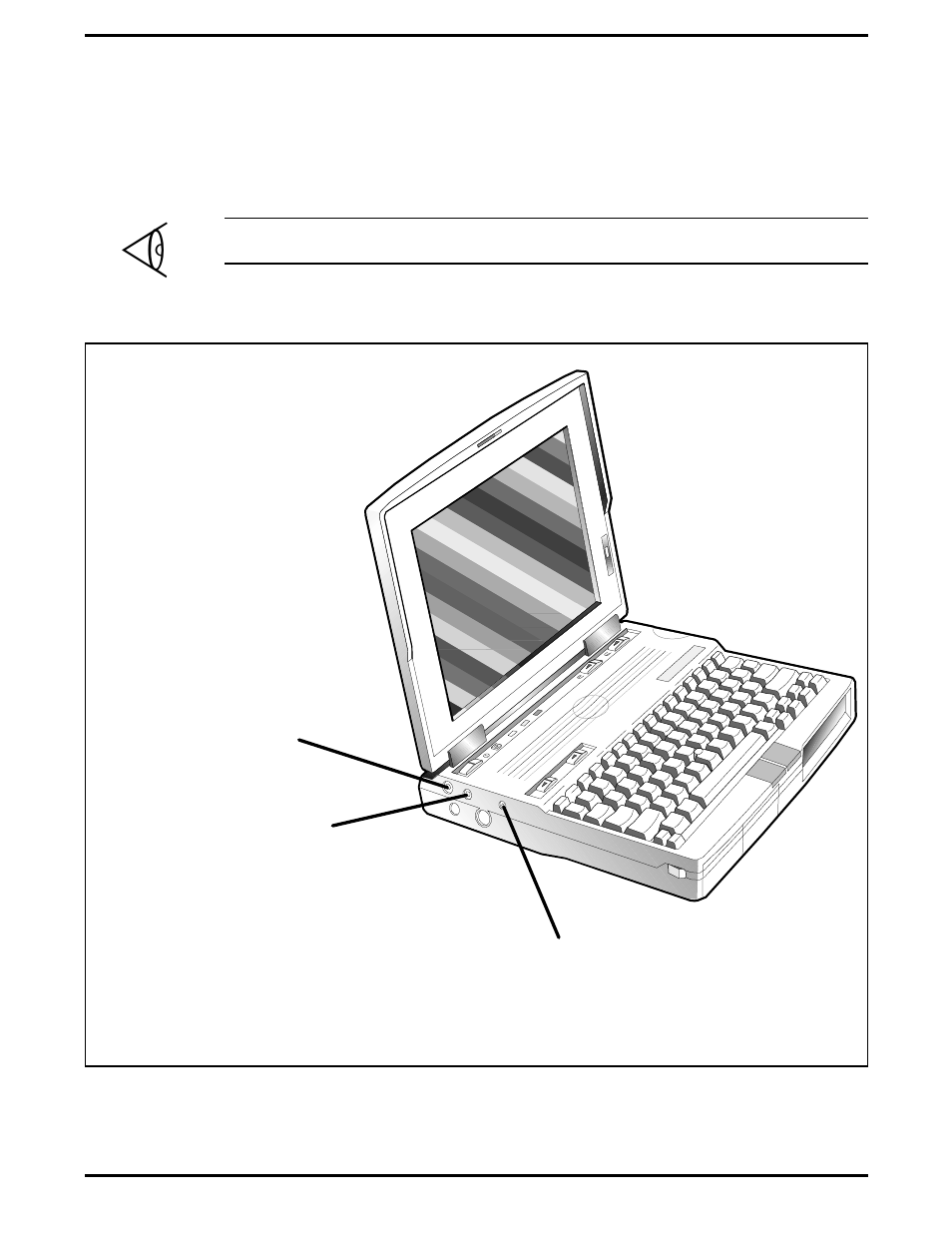 Installing external headphone/microphones, Notebook audio connectors, 5 installing external headphone/microphones | Texas Instruments 5000 User Manual | Page 77 / 286