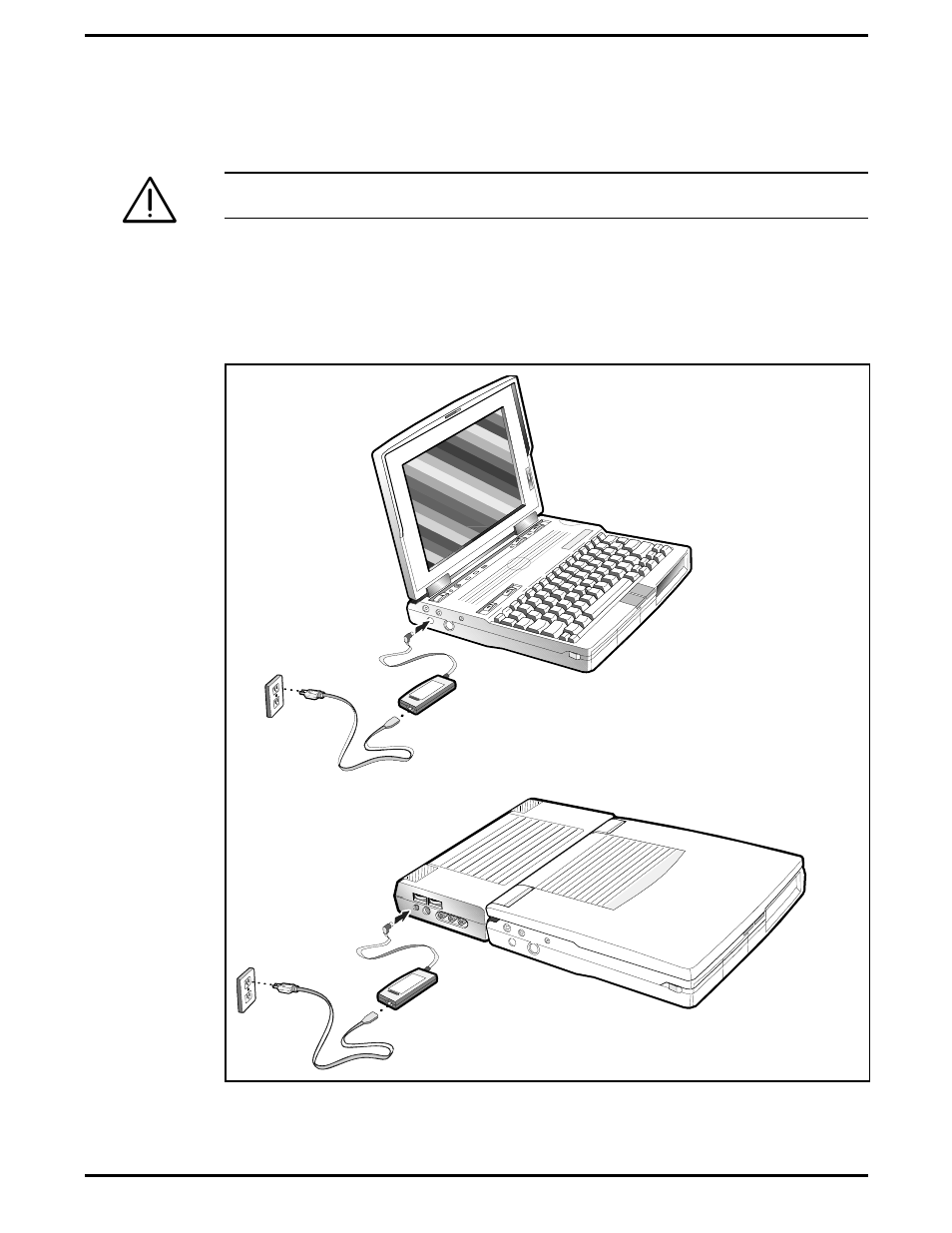 Installing the ac power adapter, Installing the ac adapter, Installing the ac adapter (paragraph 2.7) | 7 installing the ac power adapter | Texas Instruments 5000 User Manual | Page 79 / 286