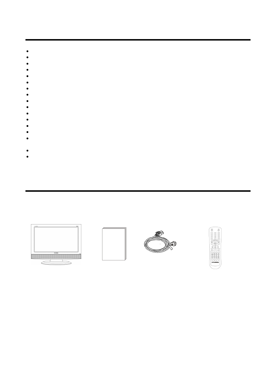 General introduction, Accessories | Hyundai H-LCD3202 User Manual | Page 5 / 30