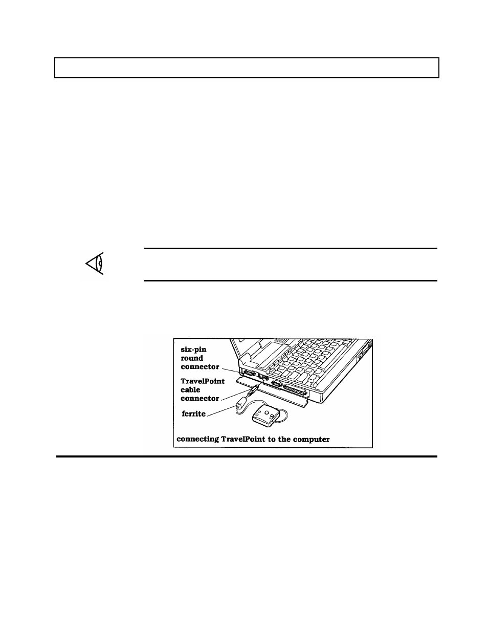 Travelpoing pointing device, Travelpoint pointing device, Installing travelpoint | Texas Instruments 3000 WinSX User Manual | Page 63 / 219