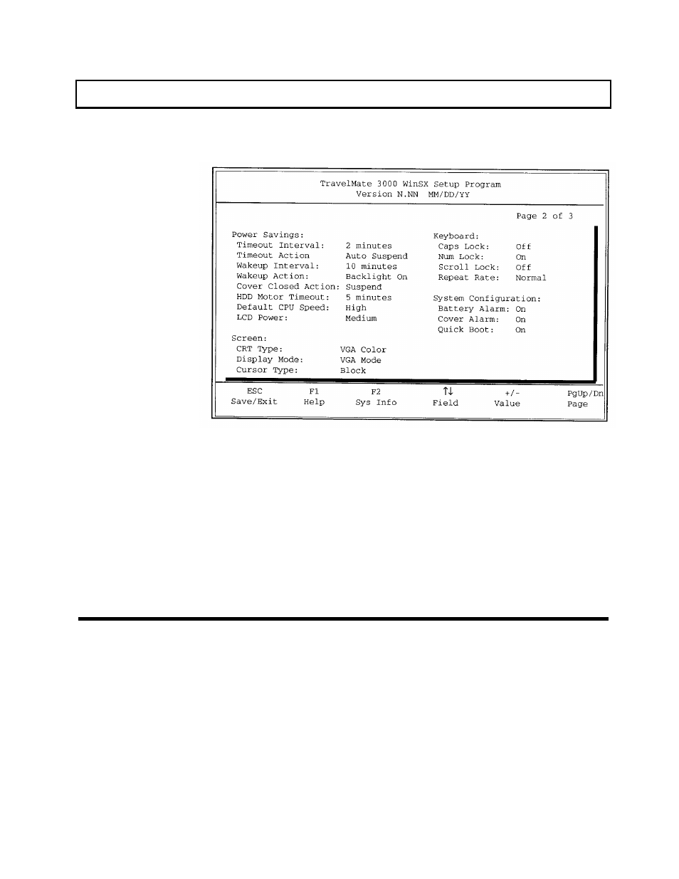 Power savings, User features, page 2 | Texas Instruments 3000 WinSX User Manual | Page 83 / 219