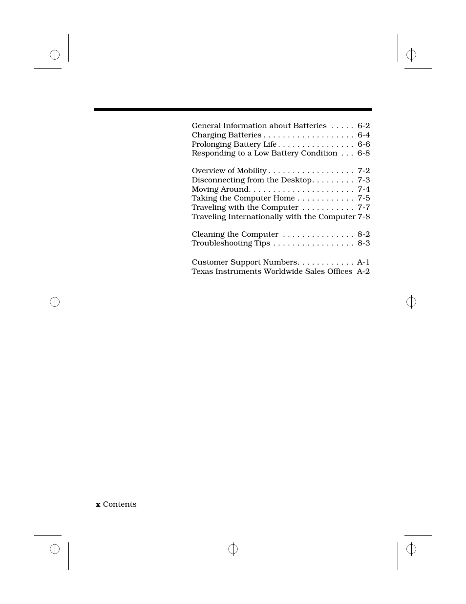 Texas Instruments 6100 User Manual | Page 10 / 113